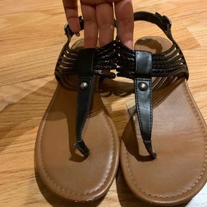 Black sandals